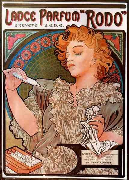 Alphonse Maria Mucha Lance Parfum Rodo A4 Photo Print