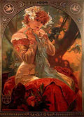Alphonse Maria Mucha Lefevre Utile A4 Photo Print