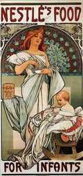 Alphonse Maria Mucha Nestles Food For Infants A4 Photo Print