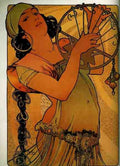 Alphonse Maria Mucha Salome Litho A4 Photo Print