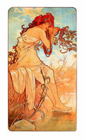Alphonse Maria Mucha Summer panel PLUS A4 Photo Print