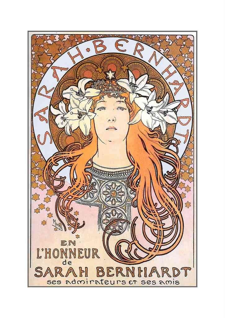 Alphonse Mucha 1 009 art nouveau Vintage Illustration A4 Photo Print