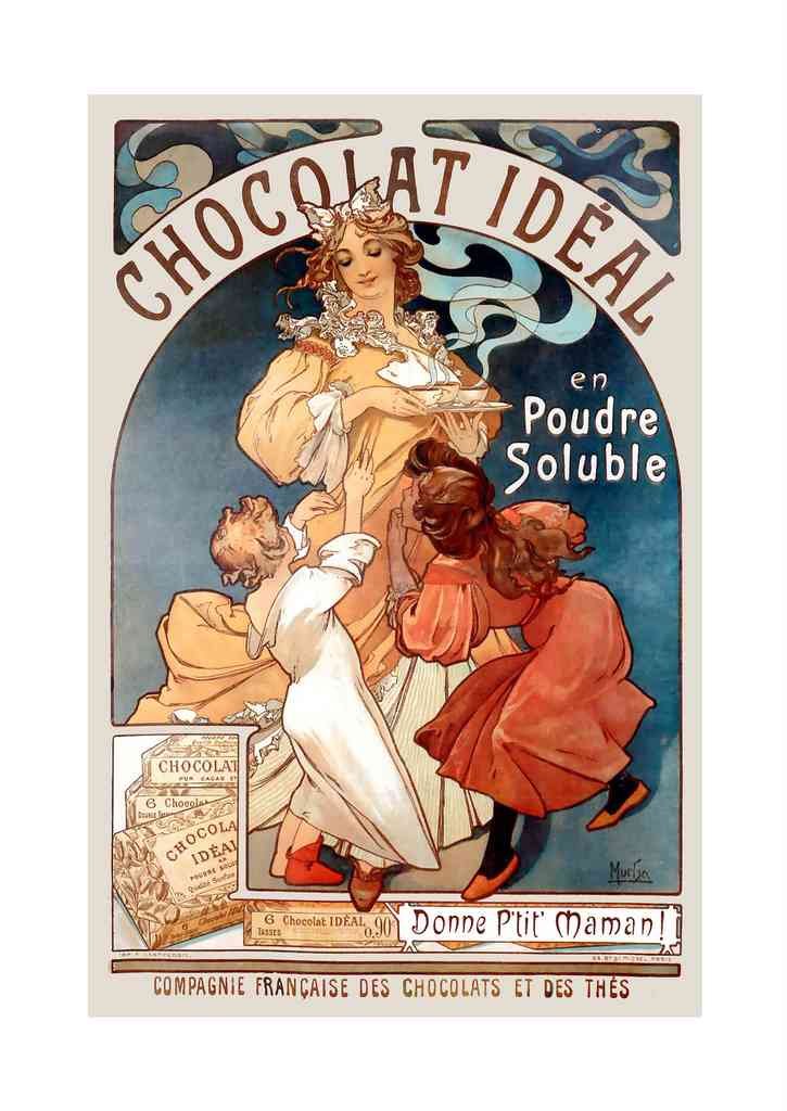 Alphonse Mucha 1 013 art nouveau Vintage Illustration A4 Photo Print