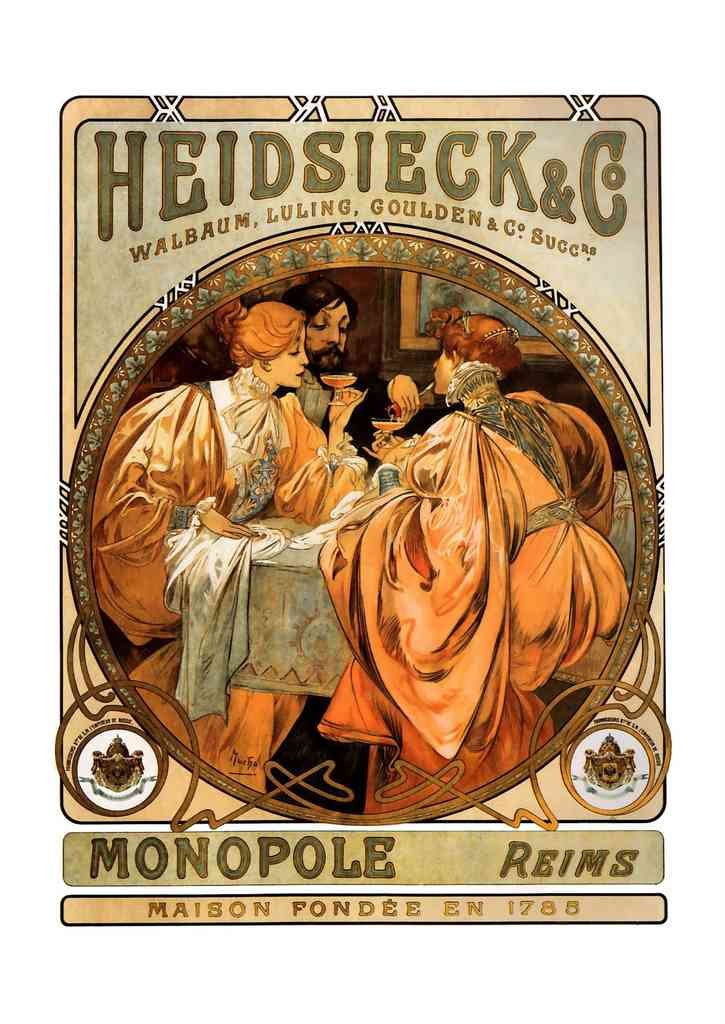 Alphonse Mucha 1 021 art nouveau Vintage Illustration A4 Photo Print