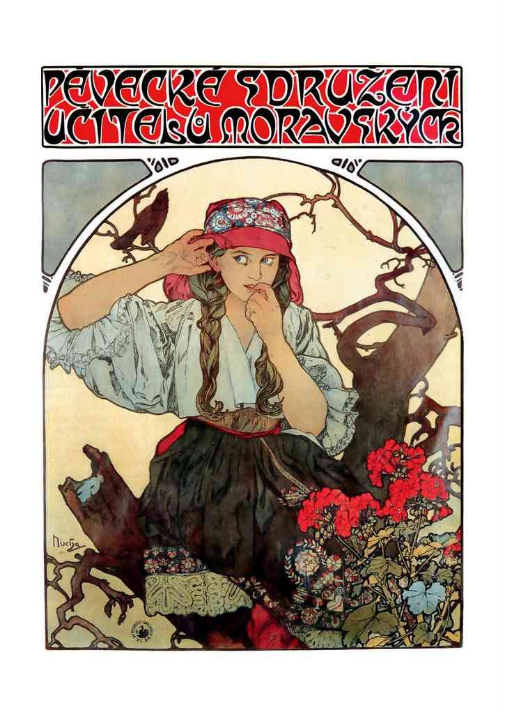 Alphonse Mucha 1 024 art nouveau Vintage Illustration A4 Photo Print