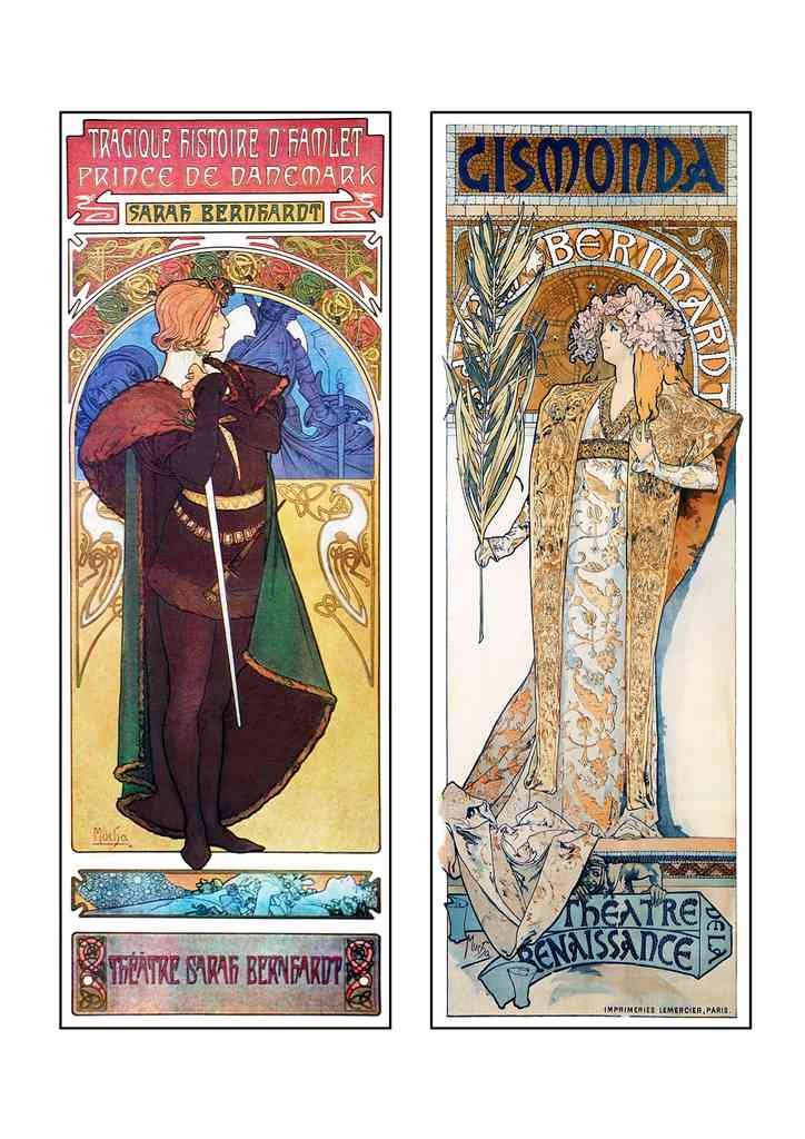 Alphonse Mucha 1 026 art nouveau Vintage Illustration A4 Photo Print