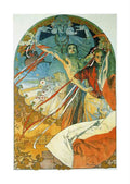Alphonse Mucha 1 028 art nouveau Vintage Illustration A4 Photo Print