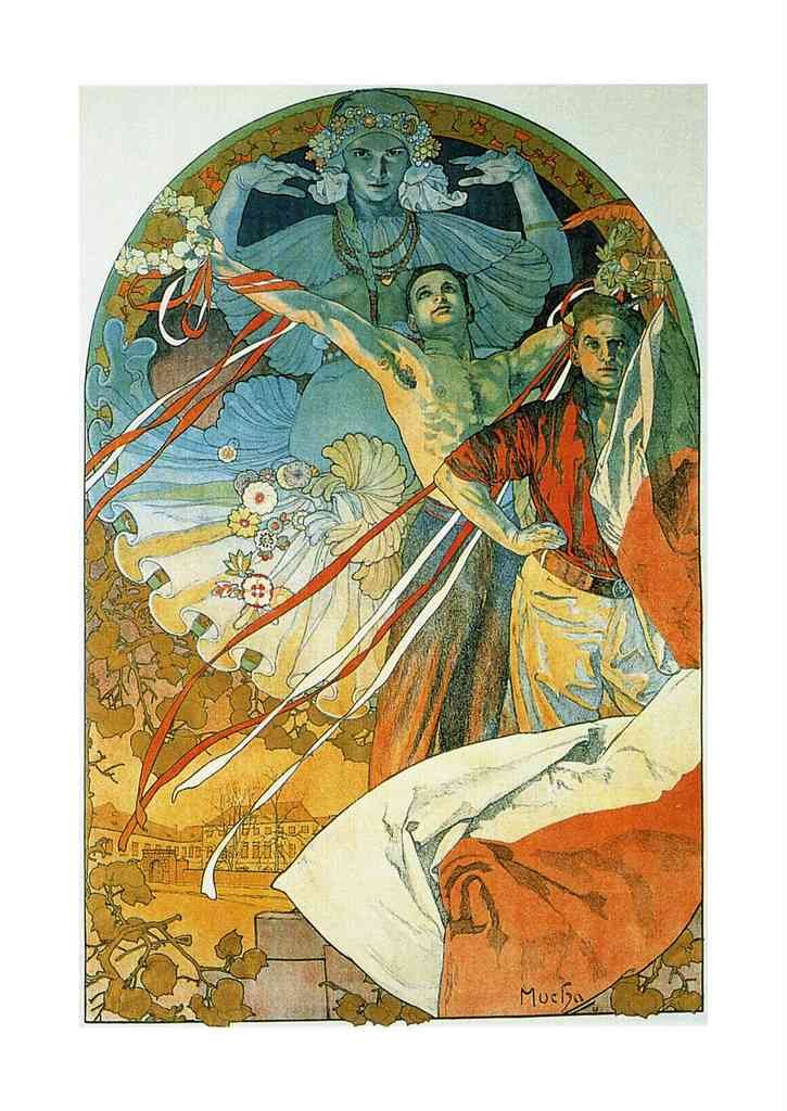 Alphonse Mucha 1 028 art nouveau Vintage Illustration A4 Photo Print