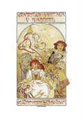Alphonse Mucha 1 030 art nouveau Vintage Illustration A4 Photo Print