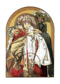 Alphonse Mucha 1 031 art nouveau Vintage Illustration A4 Photo Print