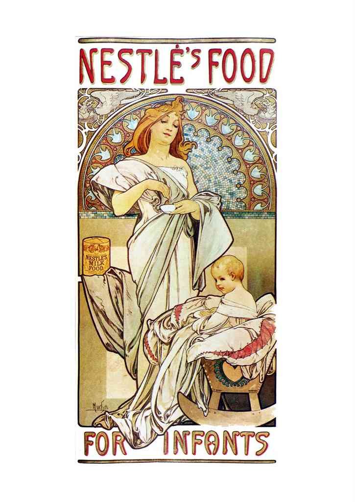 Alphonse Mucha 1 032 art nouveau Vintage Illustration A4 Photo Print