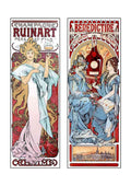 Alphonse Mucha 1 034 art nouveau Vintage Illustration A4 Photo Print