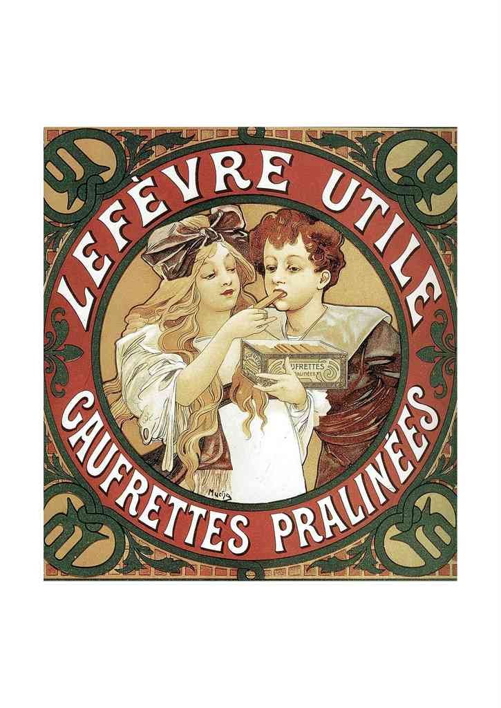 Alphonse Mucha 1 035 art nouveau Vintage Illustration A4 Photo Print
