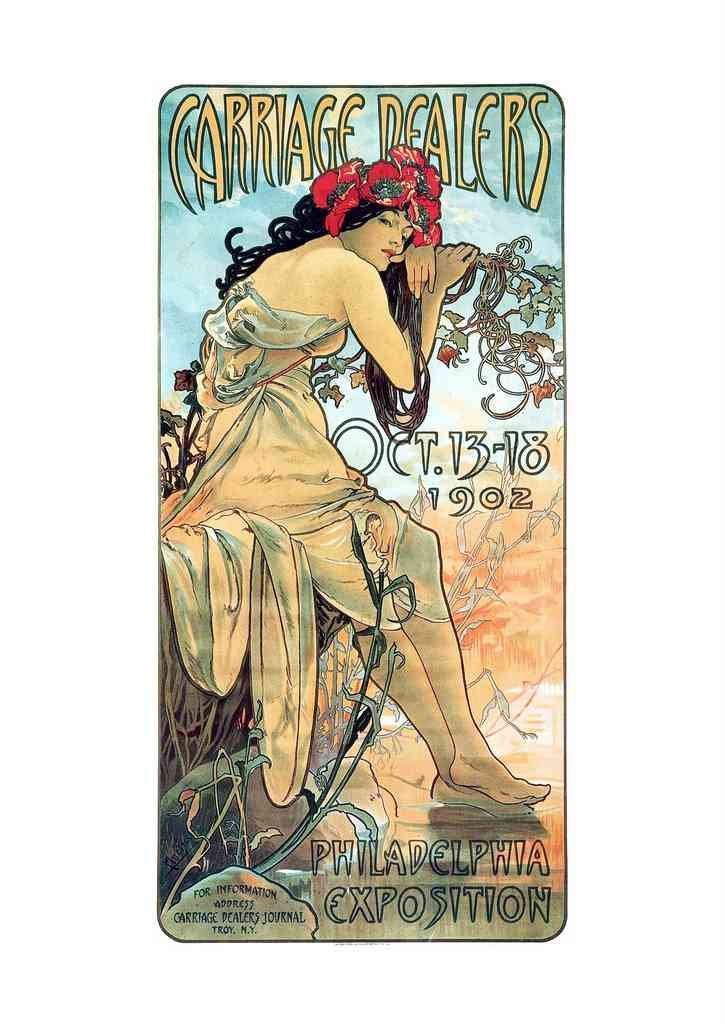 Alphonse Mucha 1 036 art nouveau Vintage Illustration A4 Photo Print