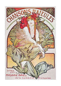 Alphonse Mucha 1 041 art nouveau Vintage Illustration A4 Photo Print