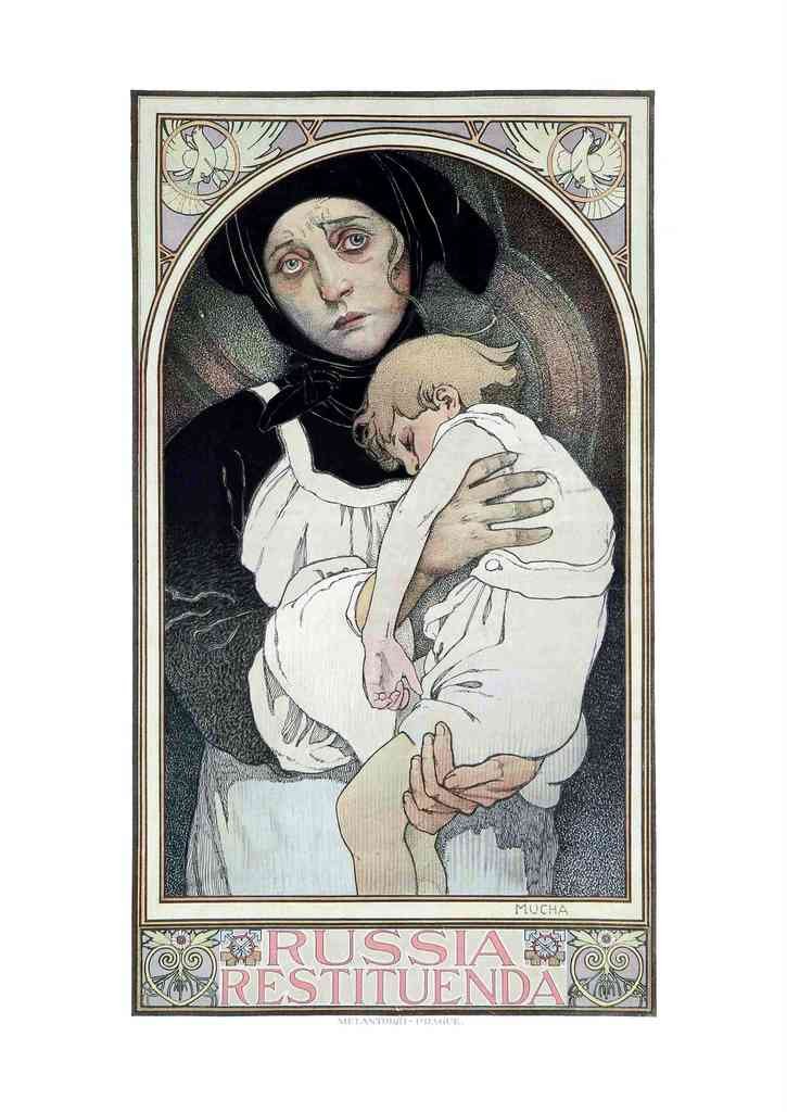 Alphonse Mucha 1 042 art nouveau Vintage Illustration A4 Photo Print