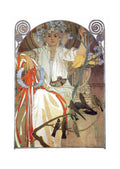 Alphonse Mucha 1 045 art nouveau Vintage Illustration A4 Photo Print