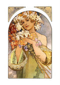 Alphonse Mucha 1 061 art nouveau Vintage Illustration A4 Photo Print