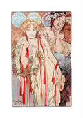 Alphonse Mucha 1 073 art nouveau Vintage Illustration A4 Photo Print