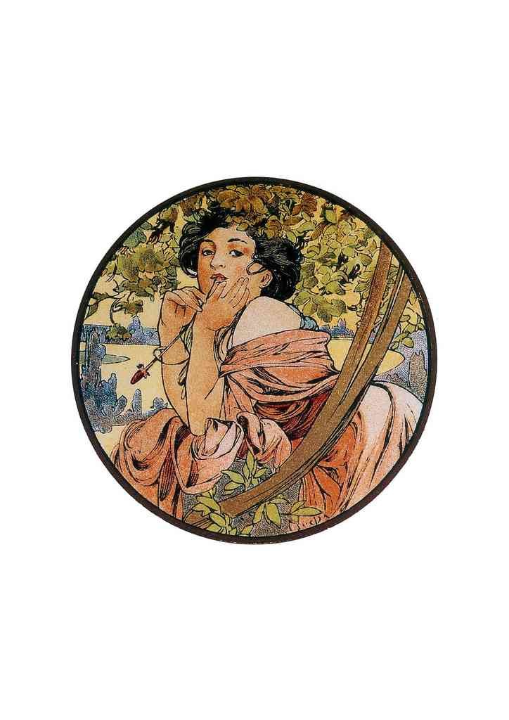 Alphonse Mucha 1 081 art nouveau Vintage Illustration A4 Photo Print