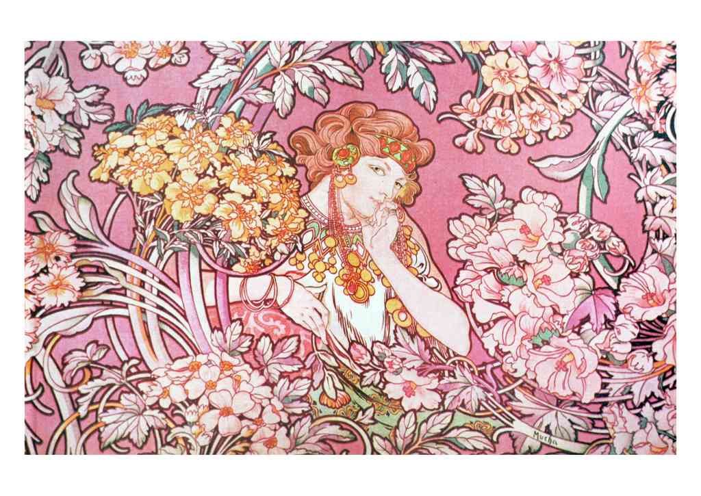 Alphonse Mucha 1 084 art nouveau Vintage Illustration A4 Photo Print