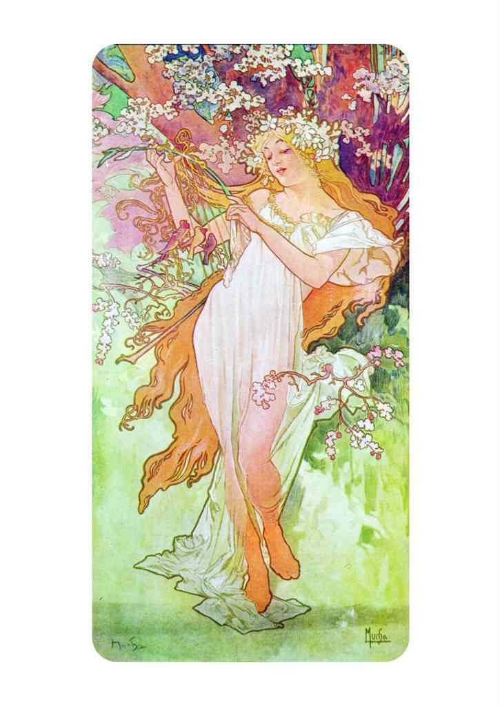 Alphonse Mucha 1 087 art nouveau Vintage Illustration A4 Photo Print