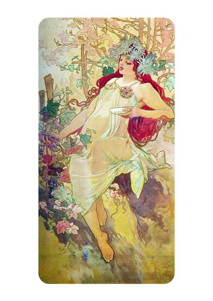 Alphonse Mucha 1 089 art nouveau Vintage Illustration A4 Photo Print