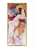 Alphonse Mucha 1 098 art nouveau Vintage Illustration A4 Photo Print