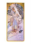 Alphonse Mucha 1 100 art nouveau Vintage Illustration A4 Photo Print