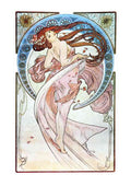 Alphonse Mucha 1 122 art nouveau Vintage Illustration A4 Photo Print