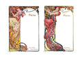 Alphonse Mucha 1 128 art nouveau Vintage Illustration A4 Photo Print