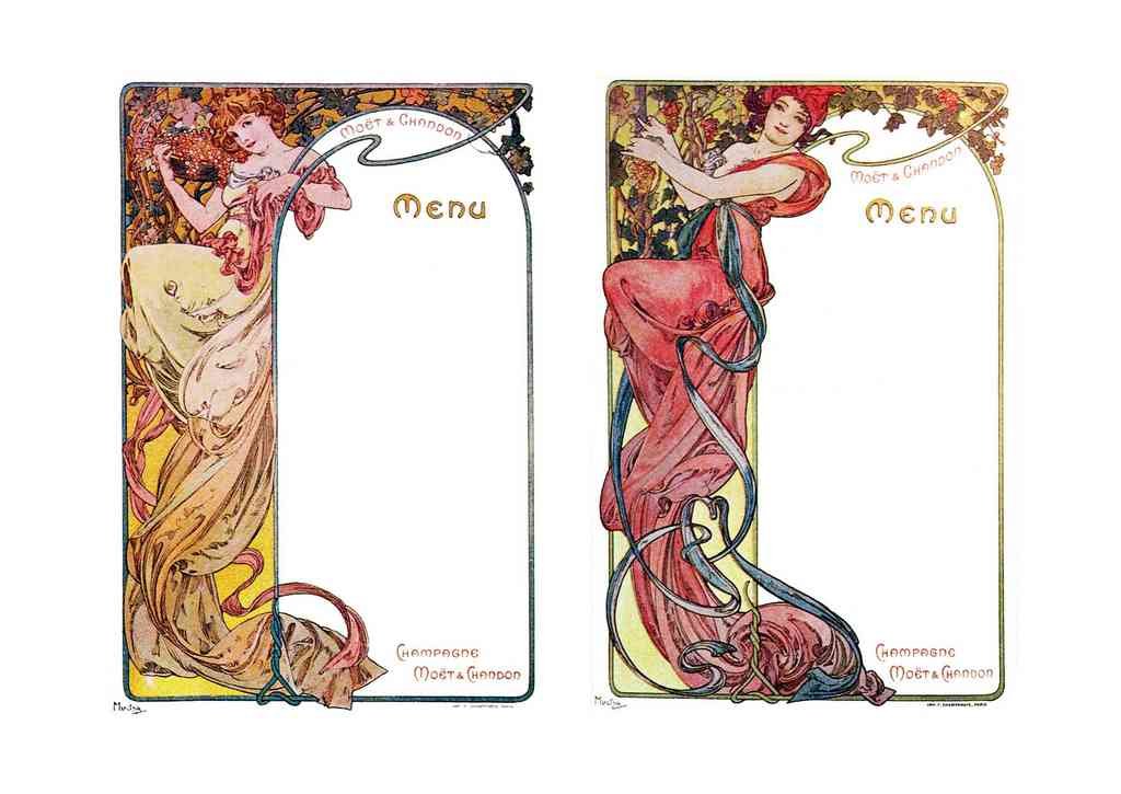 Alphonse Mucha 1 128 art nouveau Vintage Illustration A4 Photo Print