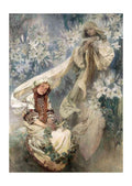 Alphonse Mucha 1 133 art nouveau Vintage Illustration A4 Photo Print