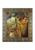 Alphonse Mucha 1 150 art nouveau Vintage Illustration A4 Photo Print