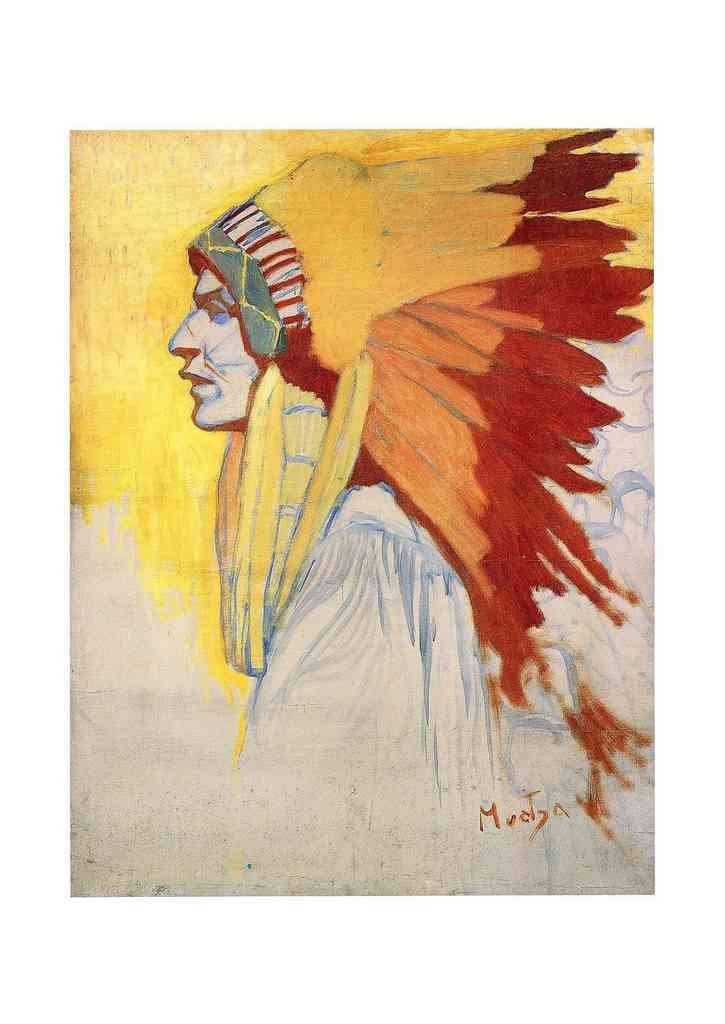 Alphonse Mucha 1 151 art nouveau Vintage Illustration A4 Photo Print