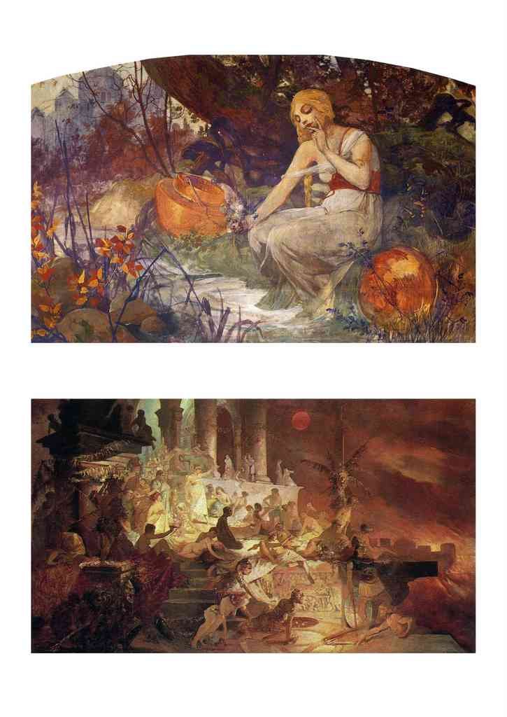Alphonse Mucha 1 152 art nouveau Vintage Illustration A4 Photo Print