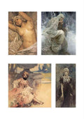 Alphonse Mucha 1 159 art nouveau Vintage Illustration A4 Photo Print