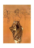 Alphonse Mucha 1 167 art nouveau Vintage Illustration A4 Photo Print