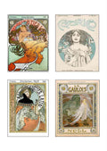 Alphonse Mucha 2 028 art nouveau Vintage Illustration A4 Photo Print
