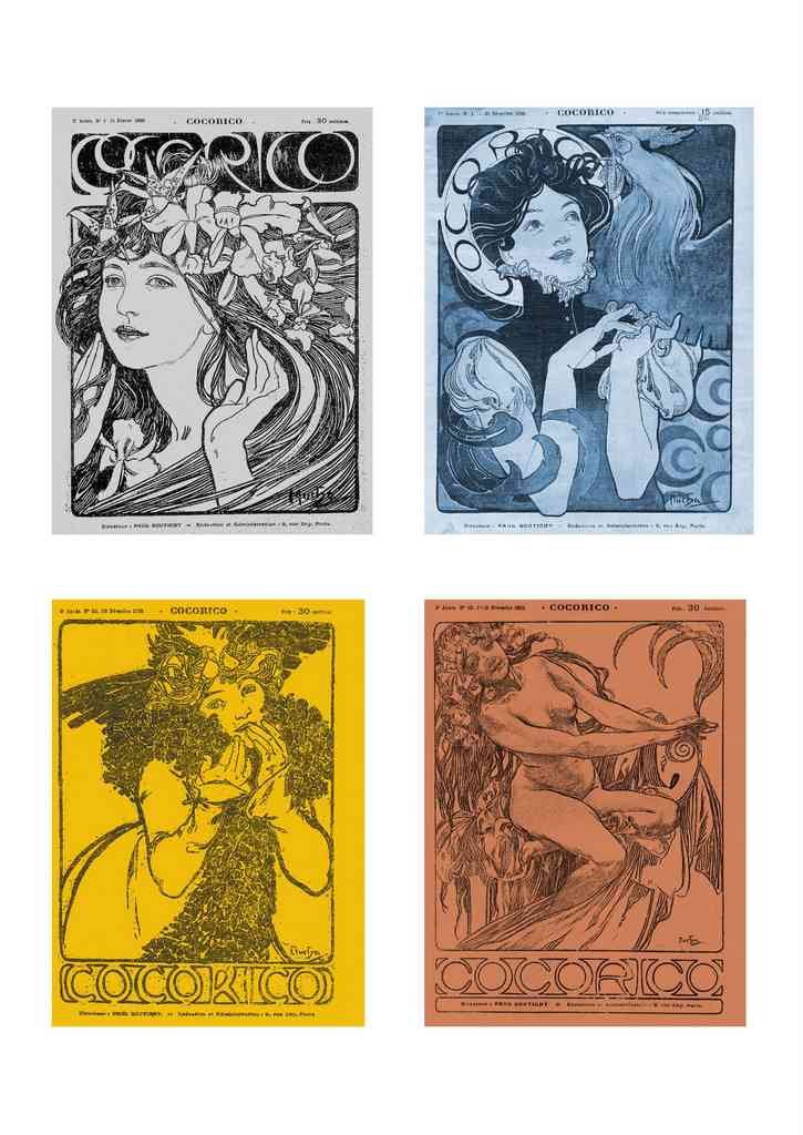 Alphonse Mucha 2 029 art nouveau Vintage Illustration A4 Photo Print