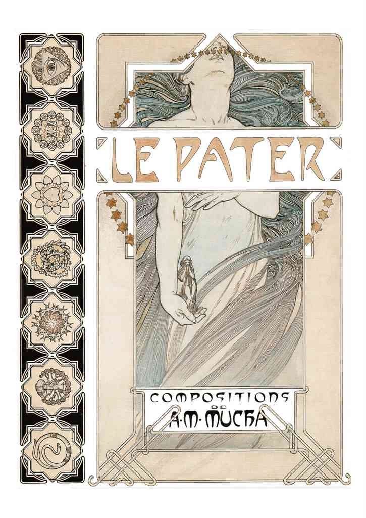 Alphonse Mucha 2 034 art nouveau Vintage Illustration A4 Photo Print
