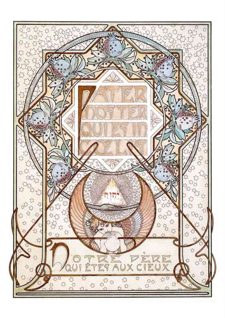 Alphonse Mucha 2 035 art nouveau Vintage Illustration A4 Photo Print