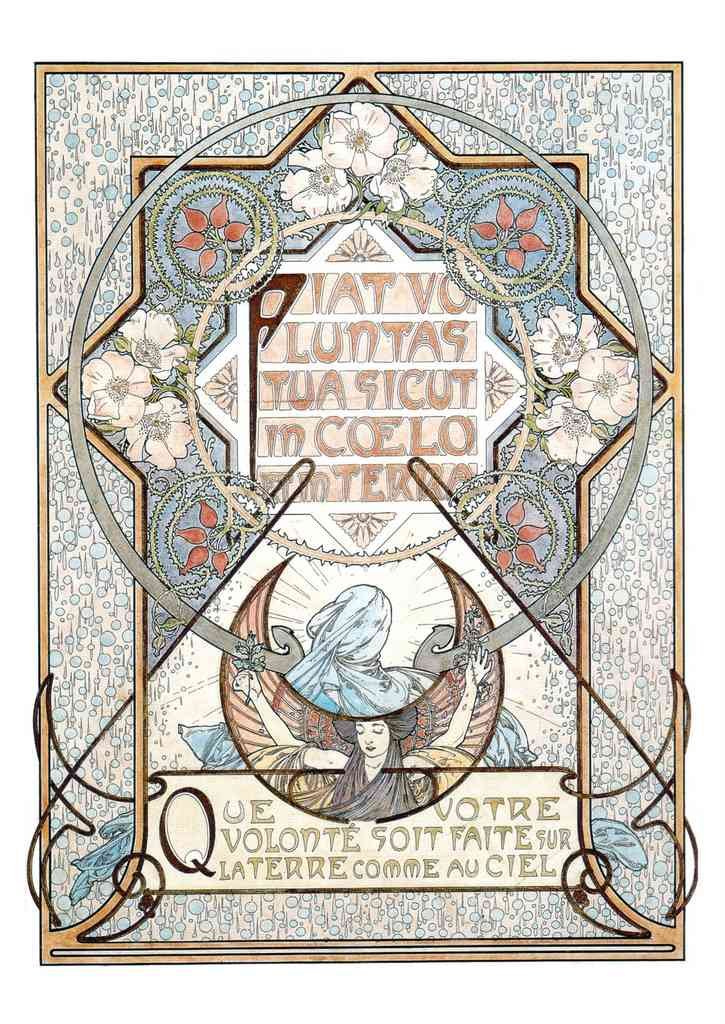Alphonse Mucha 2 044 art nouveau Vintage Illustration A4 Photo Print