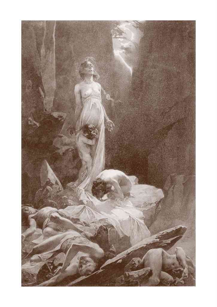 Alphonse Mucha 2 046 art nouveau Vintage Illustration A4 Photo Print