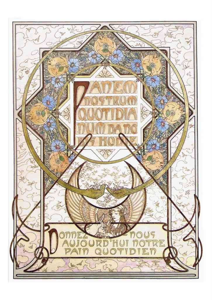 Alphonse Mucha 2 047 art nouveau Vintage Illustration A4 Photo Print