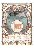Alphonse Mucha 2 056 art nouveau Vintage Illustration A4 Photo Print