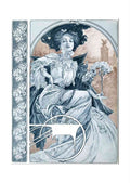 Alphonse Mucha 2 059 art nouveau Vintage Illustration A4 Photo Print