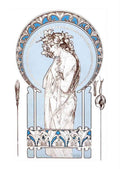 Alphonse Mucha 2 066 art nouveau Vintage Illustration A4 Photo Print