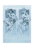 Alphonse Mucha 2 069 art nouveau Vintage Illustration A4 Photo Print