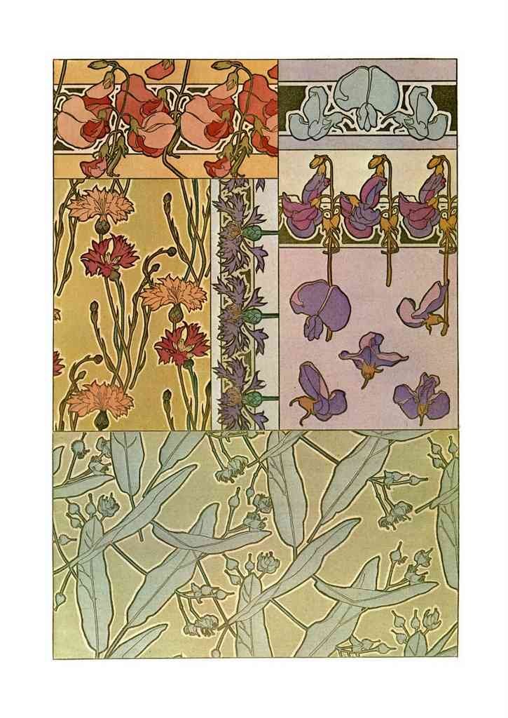 Alphonse Mucha 2 095 art nouveau Vintage Illustration A4 Photo Print
